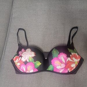 Victoria's Secret Balconet Floral Print Bra 32D